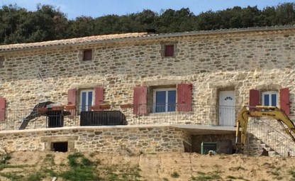 Chantier à Saint Montant (07) en 2017