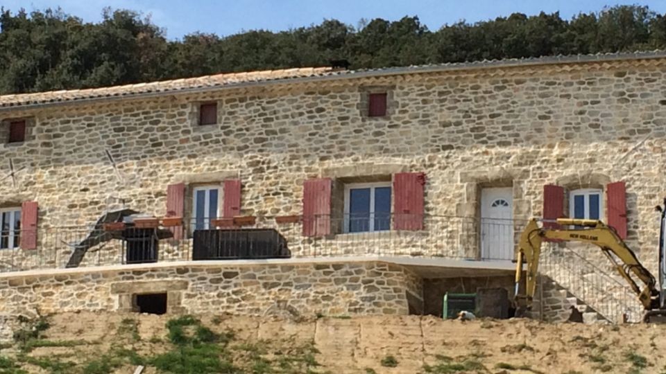 Chantier à Saint Montant (07) en 2017